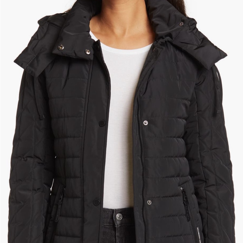 Women's Black Quilted Jacket